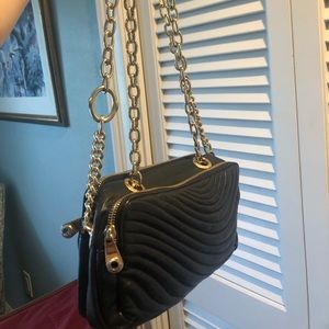 Henri bendel black evening bag. Camera bag.